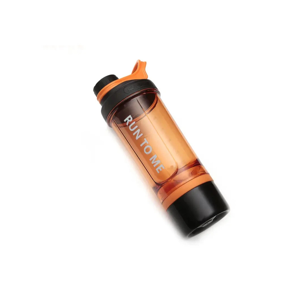 Шейкер спортивний Casno 600 мл KXN-1199 з вінчиком Помаранчевий (KXN-1199_Orange)