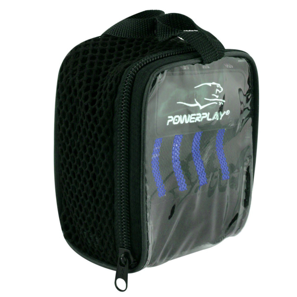 Бинт для спорту PowerPlay 3081 Gym WristT Wraps Чорно-Сині (PP_3081_Blue)