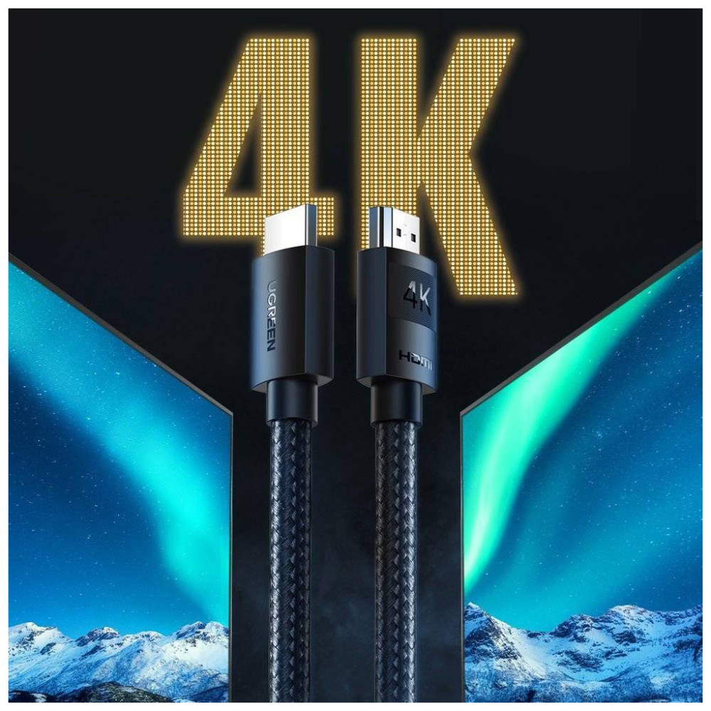 Кабель мультимедійний HDMI M to HDMI M 5.0m V2.0 Ugreen (40103)