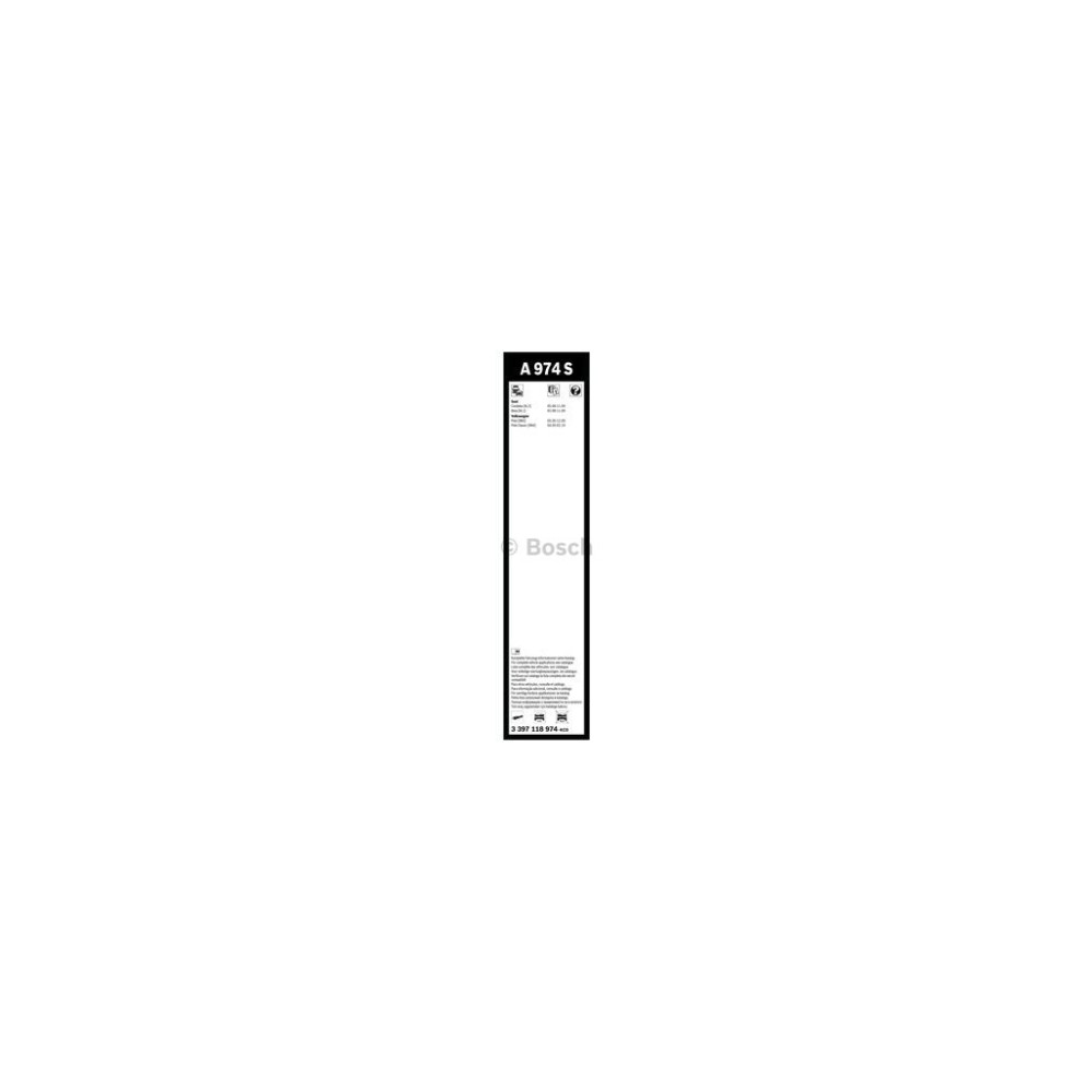 Щітка склоочисника Bosch 3 397 118 974