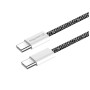 Дата кабель USB-C to USB-C 2.0m (braided cotton) (PD Fast Charging 60W) 3.0А black ColorWay (CW-CBPDCC068-BK) Дата кабель USB-C to USB-C 2.0m (braided cotton) (PD Fast Charging 60W) 3.0А black ColorWay (CW-CBPDCC068-BK)