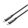 Дата кабель USB-C to USB-C 1.0m (PVC+Aluminum Alloy) (PD Fast Charging 240W) 5А black ColorWay (CW-CBPDCC069-BK) Дата кабель USB-C to USB-C 1.0m (PVC+Aluminum Alloy) (PD Fast Charging 240W) 5А black ColorWay (CW-CBPDCC069-BK)