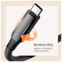 Дата кабель USB-C to USB-C 2.0m (PVC+Aluminum Alloy) (PD Fast Charging 240W) 5А black ColorWay (CW-CBPDCC070-BK) Дата кабель USB-C to USB-C 2.0m (PVC+Aluminum Alloy) (PD Fast Charging 240W) 5А black ColorWay (CW-CBPDCC070-BK)