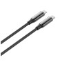 Дата кабель USB-C to USB-C 2.0m (PVC+Aluminum Alloy) (PD Fast Charging 240W) 5А black ColorWay (CW-CBPDCC070-BK) Дата кабель USB-C to USB-C 2.0m (PVC+Aluminum Alloy) (PD Fast Charging 240W) 5А black ColorWay (CW-CBPDCC070-BK)