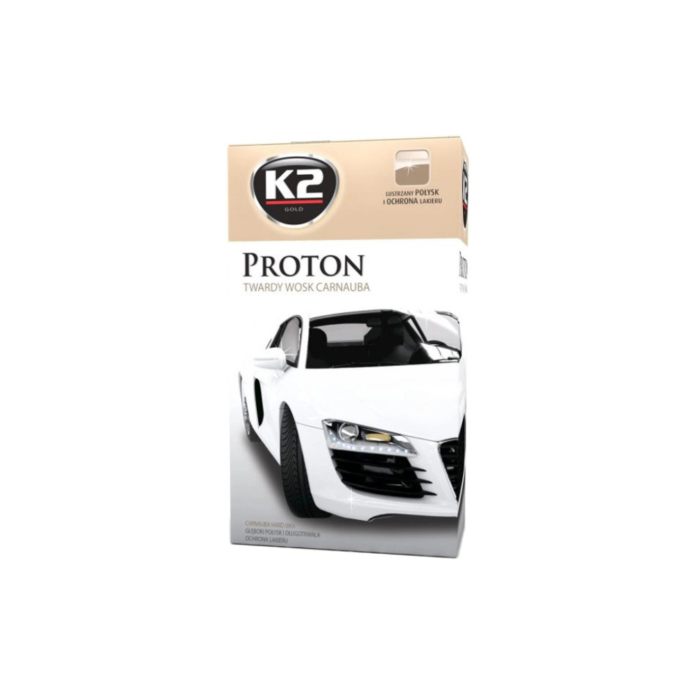 Автополіроль K2 Proton з губкою та ганчіркою 200г (G040)