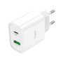 Зарядний пристрій HOCO C80A Plus Rapido White (6931474779885)