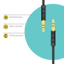 Кабель мультимедійний 3.5mm M to 3.5mm M 1.0m black Piko (1283126489150) Кабель мультимедійний 3.5mm M to 3.5mm M 1.0m black Piko (1283126489150)