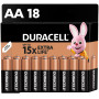 Батарейка Duracell AA лужні 18 шт. в упаковці (5000394107519 / 5006192) Батарейка Duracell AA лужні 18 шт. в упаковці (5000394107519 / 5006192)