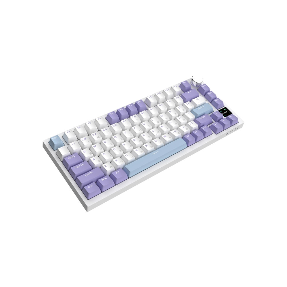 Клавіатура Ajazz AK820 Pro Gift Switch Purple RGB USB/Wireless/Bluetooth UA Purple (AK820PRO-G-PWB)