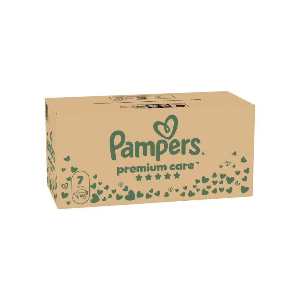 Підгузки Pampers Premium Care Розмір 7 (15+ кг) 108 шт (8700216423632)