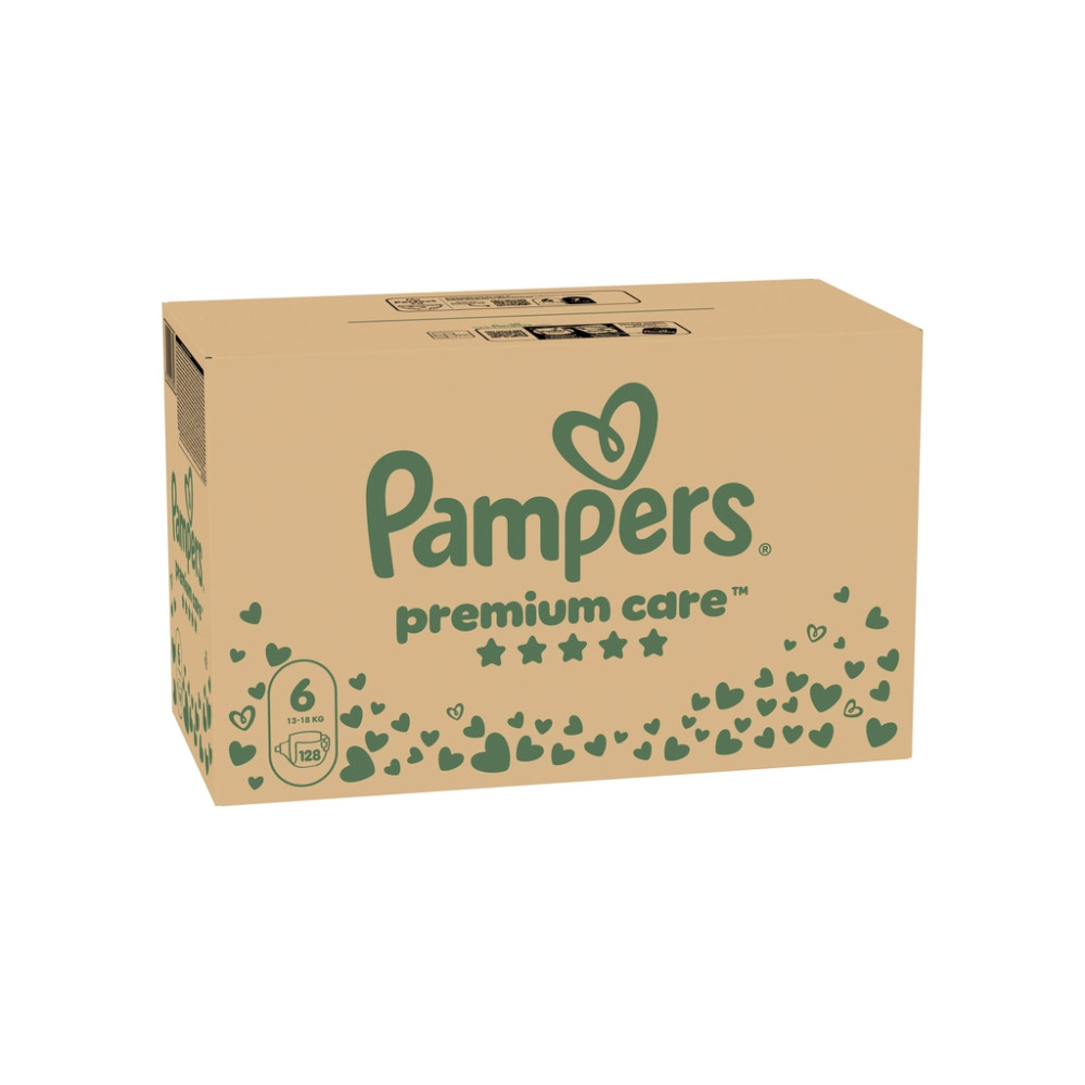 Підгузки Pampers Premium Care Розмір 6 (13-18 кг) 128 шт (8700216423700)