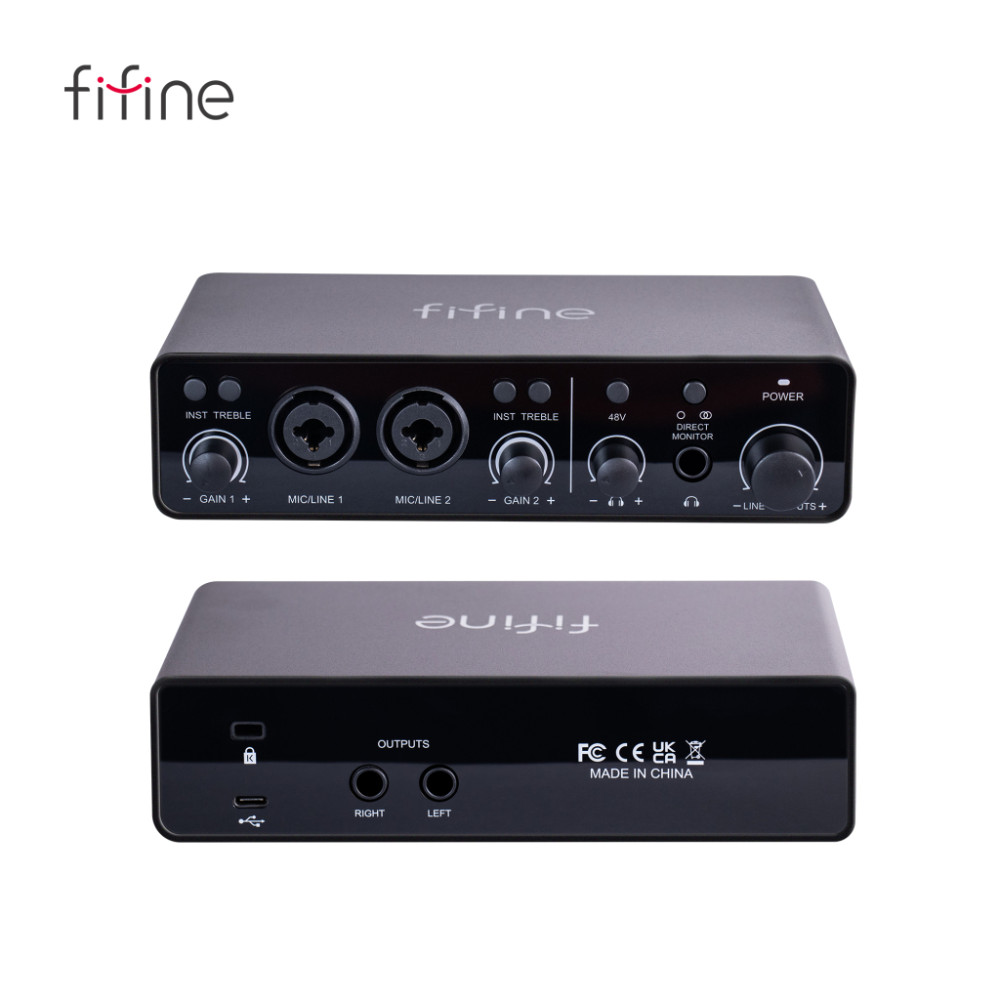 Аудіоінтерфейс Fifine Ampli 3