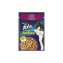 Вологий корм для кішок Purina Felix Sensations Jellies з качкою та шпинатом у желе 85 г (7613039831281) Вологий корм для кішок Purina Felix Sensations Jellies з качкою та шпинатом у желе 85 г (7613039831281)