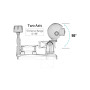 Підвіс для дрона ATOMRC 3D printed Gimbal-Two axis (Gimbaltwo) Підвіс для дрона ATOMRC 3D printed Gimbal-Two axis (Gimbaltwo)