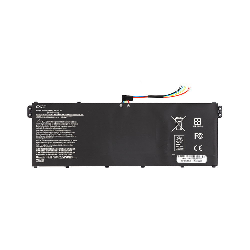 Акумулятор до ноутбука PowerPlant ACER Swift 3 SF314-32 (AP18C8K) 11.55V 4350mAh (NB410668)