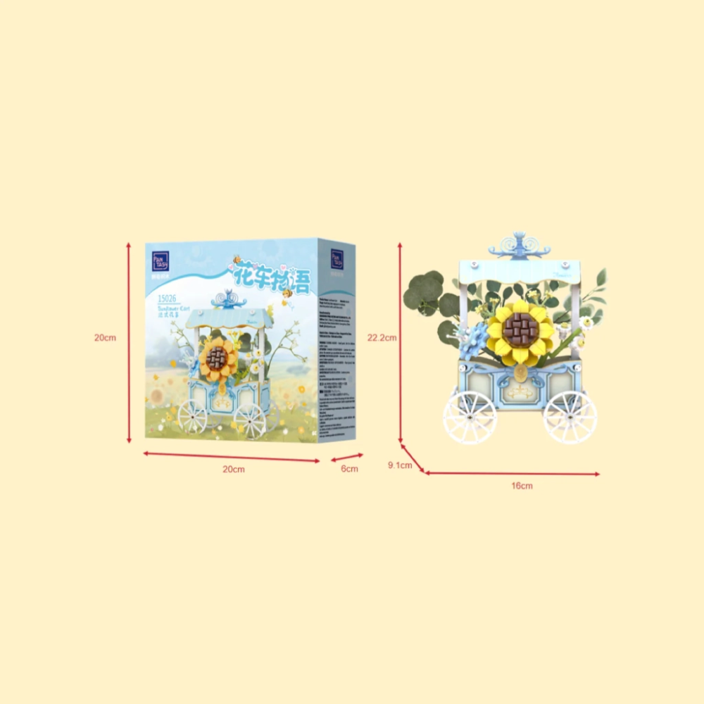 Конструктор Pantasy Original - Flower Cart Візок із соняшниками (15026)