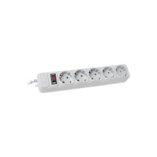 Мережевий фільтр живлення Maxxter SPM5-G-15G grey, 4.5 м кабель, 5 розеток (SPM5-G-15G)