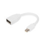 Перехідник mini DP to DP, M/F, 0.15m, white Digitus (DB-340405-001-W) Перехідник mini DP to DP, M/F, 0.15m, white Digitus (DB-340405-001-W)