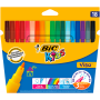 Фломастери Bic Kids Visa 880, 18 кольорів (bc888681) Фломастери Bic Kids Visa 880, 18 кольорів (bc888681)