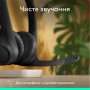 Навушники Logitech Zone 300 Bluetooth Graphite (981-001407) Навушники Logitech Zone 300 Bluetooth Graphite (981-001407)
