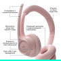 Навушники Logitech Zone 300 Bluetooth Rose (981-001412) Навушники Logitech Zone 300 Bluetooth Rose (981-001412)