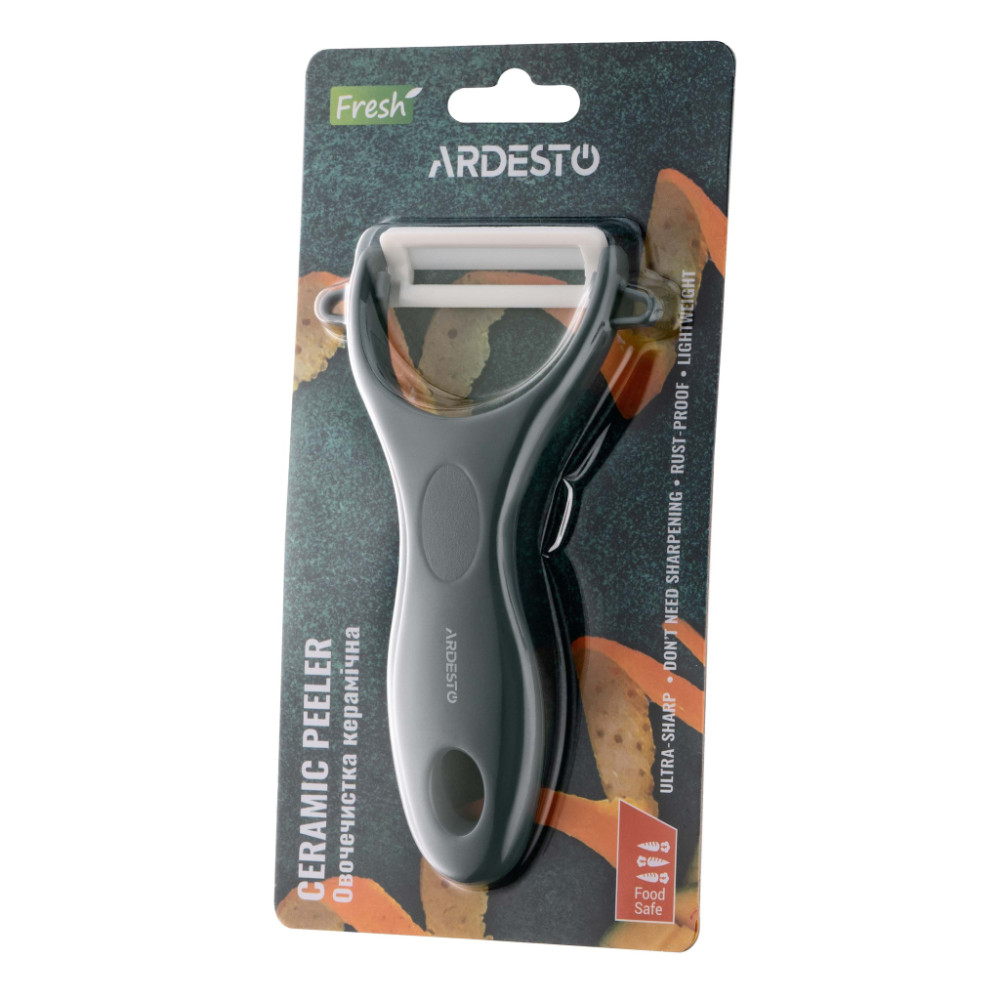 Овочечистка Ardesto Fresh, кераміка, пластик, зелений (AR8340GR)