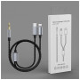 Кабель мультимедійний 3.5mm M to USB-C + Lightning 1.15m XoKo (XK-MH-232) Кабель мультимедійний 3.5mm M to USB-C + Lightning 1.15m XoKo (XK-MH-232)