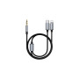 Кабель мультимедійний 3.5mm M to USB-C + Lightning 1.15m XoKo (XK-MH-232) Кабель мультимедійний 3.5mm M to USB-C + Lightning 1.15m XoKo (XK-MH-232)