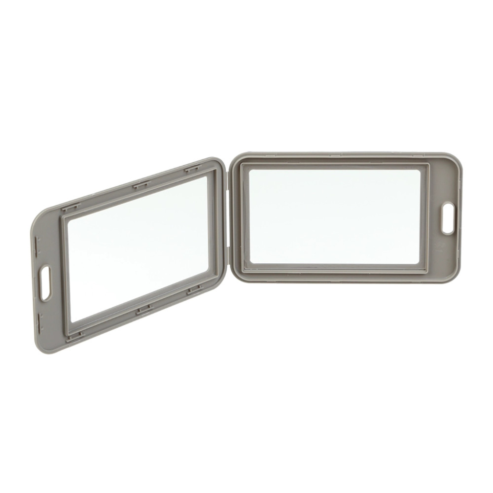 Бейдж Buromax вертикальний, 69 х 111мм, PP+PVC, сірий (BM.5414-09)