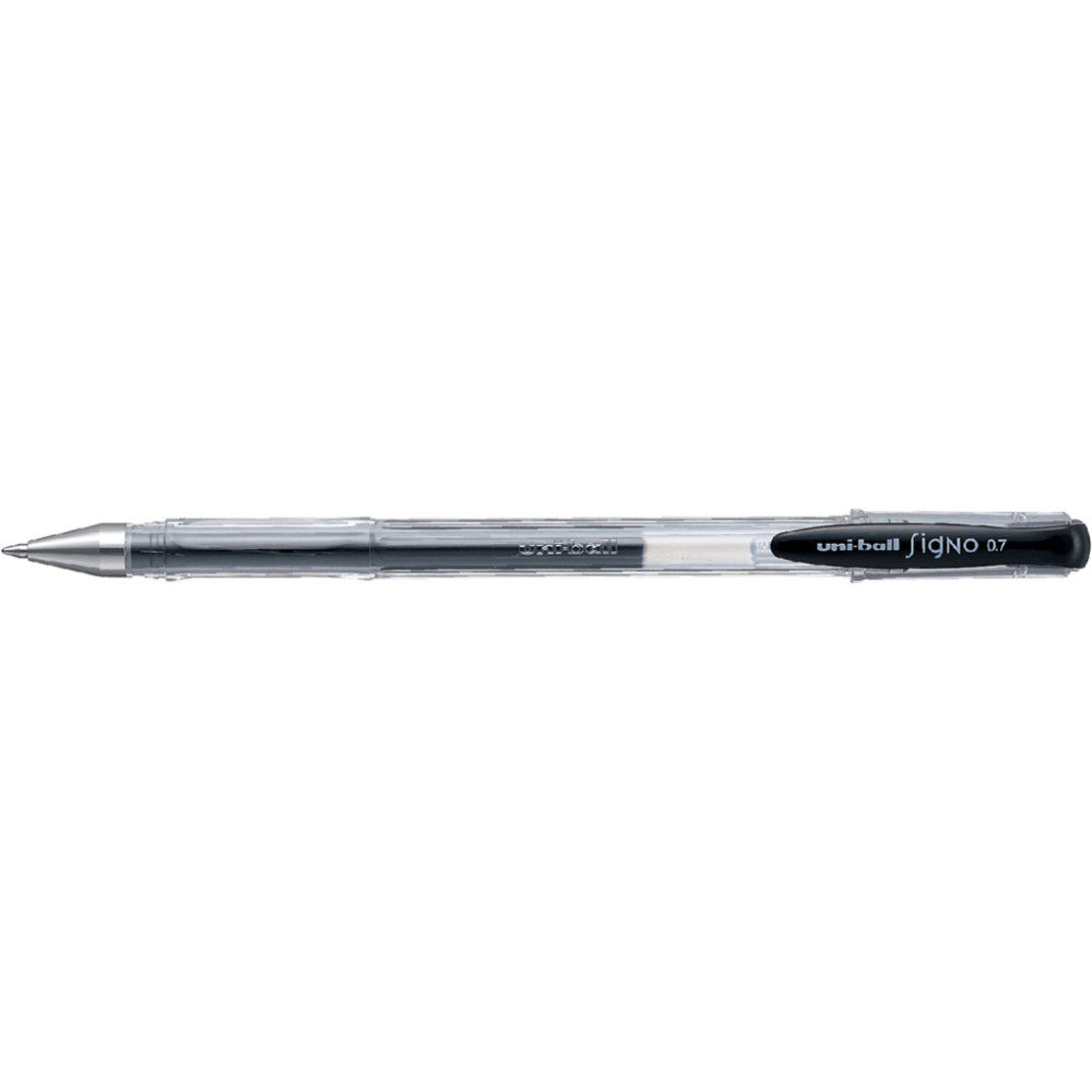 Ручка гелева UNI Signo Fine 0,7 мм чорний (UM-100.(07).Black)