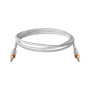 Кабель мультимедійний 3.5mm M to 3.5mm M 1.2m white Defender (87513) Кабель мультимедійний 3.5mm M to 3.5mm M 1.2m white Defender (87513)
