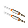 Кабель мультимедійний 3.5mm M to 3.5mm M 1.2m white Defender (87513) Кабель мультимедійний 3.5mm M to 3.5mm M 1.2m white Defender (87513)