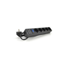 Мережевий фільтр живлення Merlion 5 розеток, 1,8 м + 2*USB (B518U)