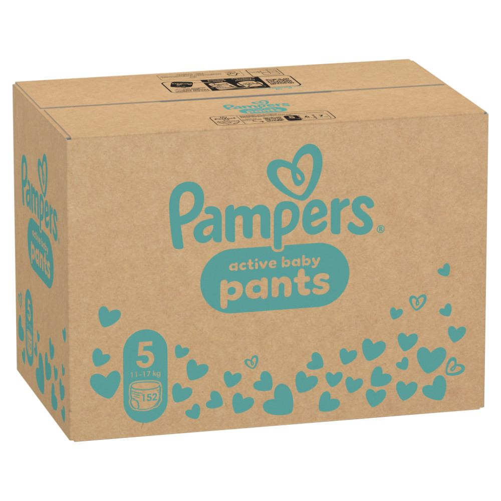Підгузки Pampers трусики Pants Junior Розмір 5 (12-17 кг) 152 шт (8006540068601)