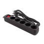 Мережевий фільтр живлення ColorWay CW-PSEA53BK, 5 розеток/ 3M black (CW-PSEA53BK) Мережевий фільтр живлення ColorWay CW-PSEA53BK, 5 розеток/ 3M black (CW-PSEA53BK)