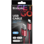 Дата кабель USB 2.0 AM to Lightning 1.0m ACH01-03T PRO Red Defender (87807) Дата кабель USB 2.0 AM to Lightning 1.0m ACH01-03T PRO Red Defender (87807)