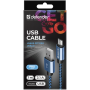 Дата кабель USB 2.0 AM to Micro 5P 1.0m USB08-03T blue Defender (87805) Дата кабель USB 2.0 AM to Micro 5P 1.0m USB08-03T blue Defender (87805)