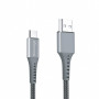 Дата кабель USB 2.0 AM to USB-C 1.2m Grey Grand-X (FC-12G) Дата кабель USB 2.0 AM to USB-C 1.2m Grey Grand-X (FC-12G)