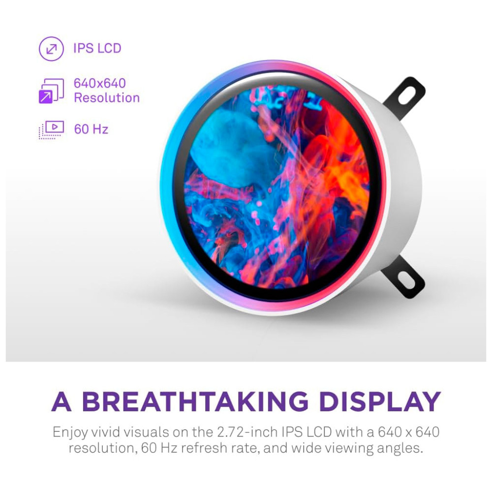 Система рідинного охолодження NZXT Kraken Elite RGB 360mm AIO (RL-KR36E-W2)