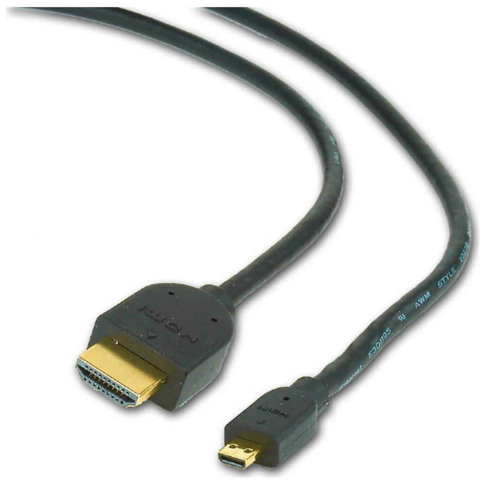 Кабель мультимедійний HDMI M to HDMI micro M 3.0m Cablexpert (CC-HDMID-10)