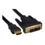 Кабель мультимедійний HDMI M to DVI M 0.5m 18+1pin Cablexpert (CC-HDMI-DVI-0.5M) Кабель мультимедійний HDMI M to DVI M 0.5m 18+1pin Cablexpert (CC-HDMI-DVI-0.5M)