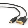 Кабель мультимедійний HDMI M to DVI M 0.5m 18+1pin Cablexpert (CC-HDMI-DVI-0.5M) Кабель мультимедійний HDMI M to DVI M 0.5m 18+1pin Cablexpert (CC-HDMI-DVI-0.5M)