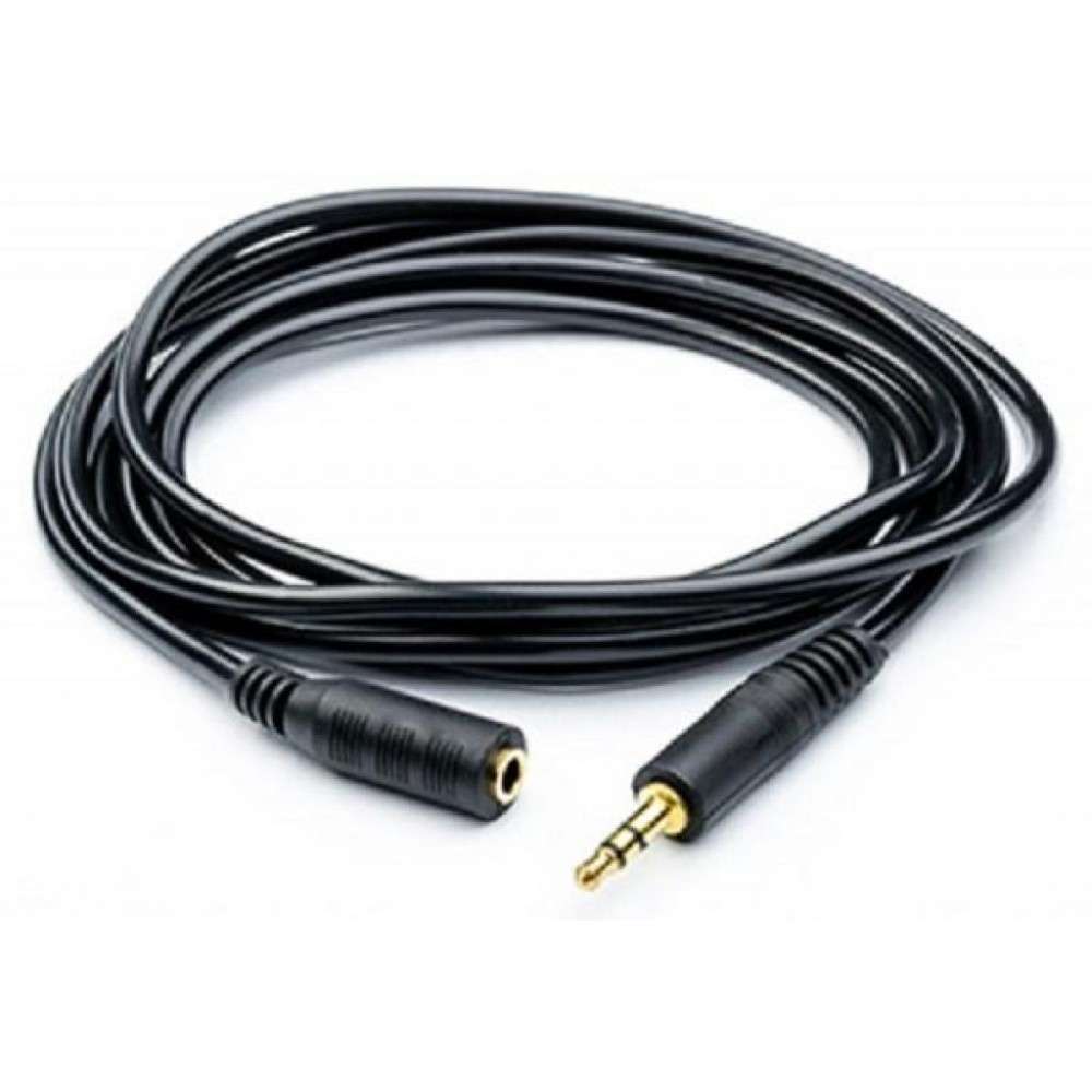 Кабель мультимедійний 3.5mm M to 3.5mm F 5.0m Atcom (16849)