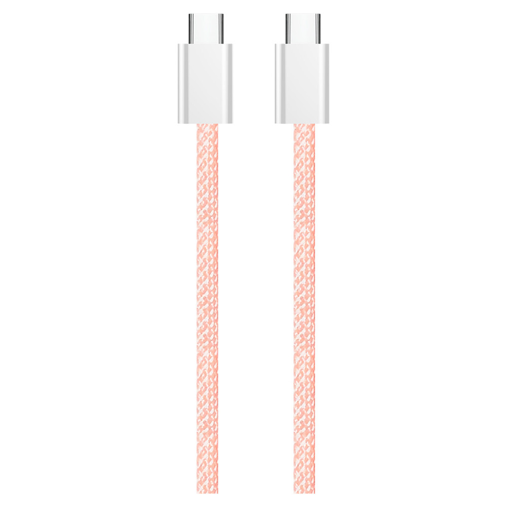 Дата кабель USB-C to USB-C 1.0m 60W 3.0А pink ColorWay (CW-CBPDCC061-P)