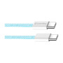 Дата кабель USB-C to USB-C 1.0m 60W 3.0А blue ColorWay (CW-CBPDCC061-BL) Дата кабель USB-C to USB-C 1.0m 60W 3.0А blue ColorWay (CW-CBPDCC061-BL)