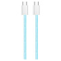 Дата кабель USB-C to USB-C 1.0m 60W 3.0А blue ColorWay (CW-CBPDCC061-BL) Дата кабель USB-C to USB-C 1.0m 60W 3.0А blue ColorWay (CW-CBPDCC061-BL)