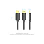 Кабель мультимедійний DisplayPort M to DisplayPort M 5.0m V1.2 4K60Hz Vention (HAKBJ) Кабель мультимедійний DisplayPort M to DisplayPort M 5.0m V1.2 4K60Hz Vention (HAKBJ)
