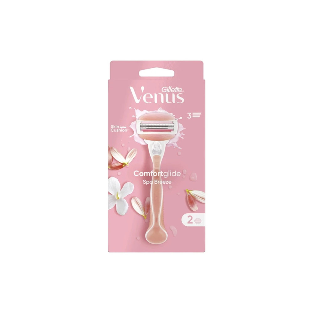 Бритва Gillette Venus Comfortglide Spa Breeze з 2 змінними картриджами (7702018322862)