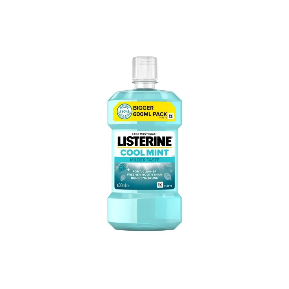 Ополіскувач для порожнини рота Listerine Свіжа м'ята М'який смак 600 мл (3574661566597)