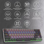Клавіатура GamePro MK122R Red Swich Low Profile Wireless Dark Gray (MK122R) Клавіатура GamePro MK122R Red Swich Low Profile Wireless Dark Gray (MK122R)
